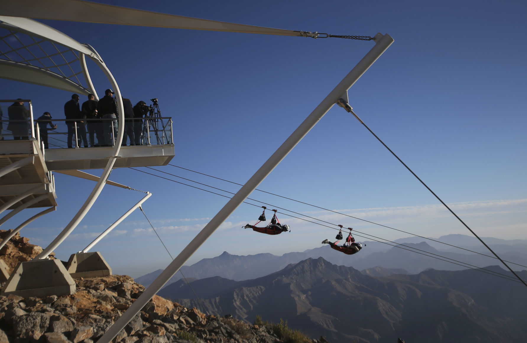 Emirates World Zipline Record